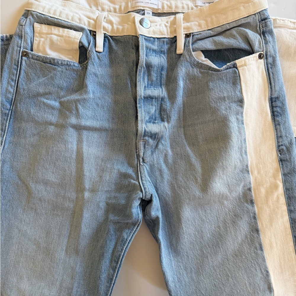 Frame Denim Le Original Sadie Cropped Straight Leg Jeans - Picture 5 of 8